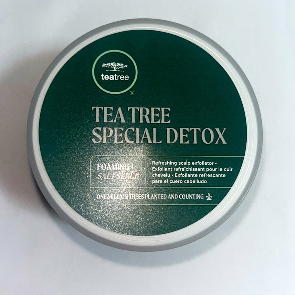 Paul Mitchell tea tree special detox foaming salt scrub - new never opened